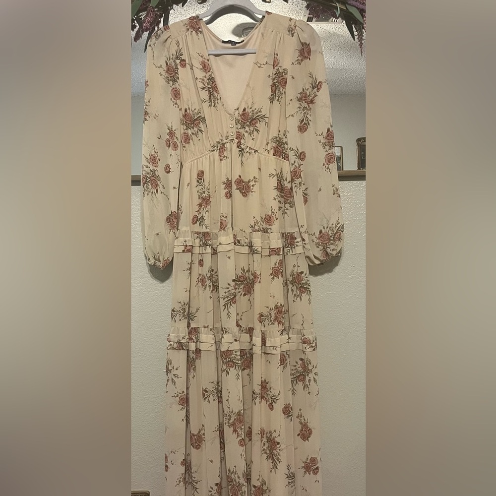 Floral Long Sleeve Dress